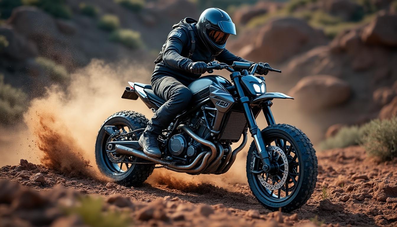 découvrez la moto tout-terrain rc vmx 450 brushless venom, conçue pour offrir une expérience de conduite inégalée. avec son moteur brushless puissant et ses performances exceptionnelles, cette moto redéfinit le plaisir de l'aventure sur tous les terrains. préparez-vous à explorer de nouveaux horizons!