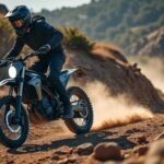 la moto trial électrique oset, idéale pour les jeunes pilotes: sécurité, légèreté, puissance maîtrisée et silence pour apprendre et progresser en confiance.