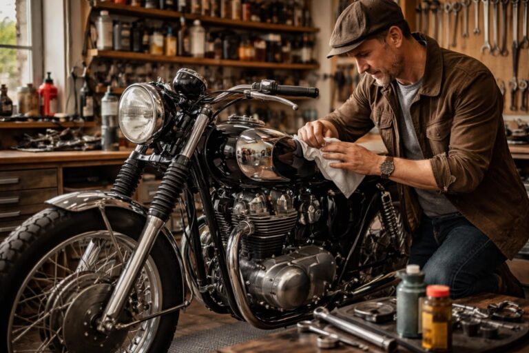 Guide d&rsquo;entretien pour votre moto roadster vintage : astuces et conseils