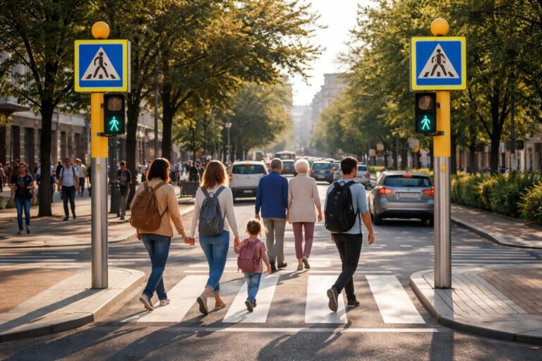 Pourquoi les poteaux de signalisation sont cruciaux pour les piétons