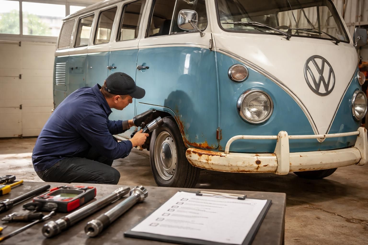 découvrez comment réaliser un contrôle complet de la corrosion, de la mécanique et une check-list détaillée avant d'acheter votre combi vw pour un achat en toute sérénité.